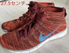 激レア☆Free Flyknit Chukka 639700-800 オレンジ - メルカリ