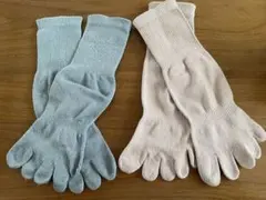 26日まで！シルク100%❤︎5本指ソックス靴下2足