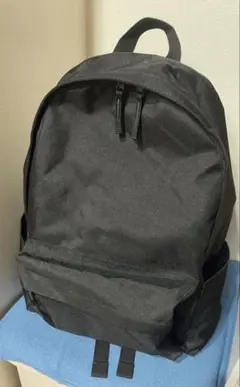 無印良品 肩の負担を軽くする撥水リュックサック ブラック 黒