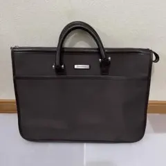 【BURBERRY】 ビジネスバッグ ダークブラウン