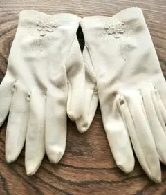 手袋　グローブ　レディースS　ホワイト フォーマル 　日除け　運転