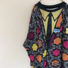 USA古着 総柄 オーバーサイズ Tシャツ