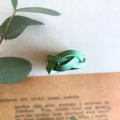 No.644 レザーリング　スカーフ留め　ハンドメイド