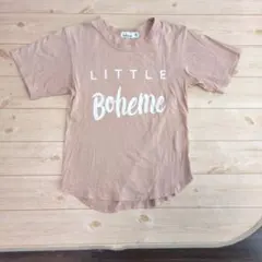 boheme Tシャツ 140cm ベージュ ロゴプリントのサムネイル
