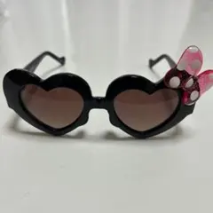 ミニーマウス ハート型サングラス