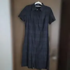 BURBERRY チェック柄 半袖シャツワンピース