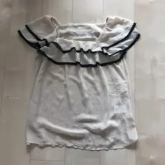 美品　シフォントップスのサムネイル