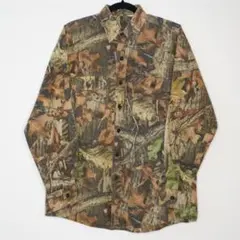 リアルツリーカモ 長袖シャツ 迷彩 総柄 ゴープコア ストリート 古着 希少