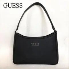 GUESS ゲス キャンバス ワンショルダーバッグ ブラック Y2K 平成 半月