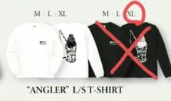 SHANK "ANGLER" LONG SLEEVE T-SHIRT　白　XL