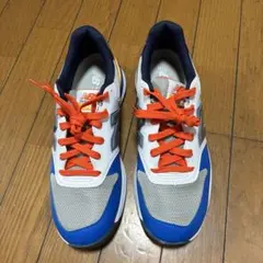 New Balance 996 青/オレンジ　ゴルフシューズ