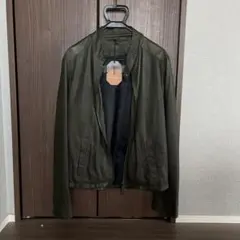 美品 ジョルジオブラット シングルライダース レザージャケット 48