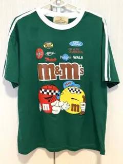 M&M's レーシングプリント Tシャツ グリーンのサムネイル