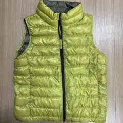 UNIQLO KIDS ダウンベスト ライムグリーン