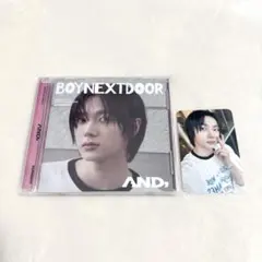 BOYNEXTDOOR AND ソロジャケ ソンホ トレカ