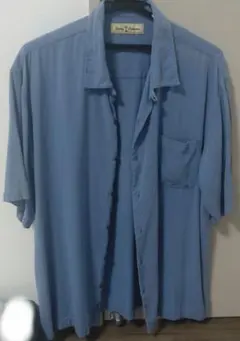 Tommy Bahama 半袖シャツ Lサイズ　ダスティブルーのサムネイル