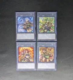 遊戯王 灼熱の人霊使いヒータと崔嵬の地霊使いアウス PSA - メルカリ