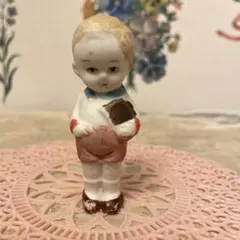 ヴィンテージ ミニチュア ビスク ドール 男の子 フィギュア - メルカリ