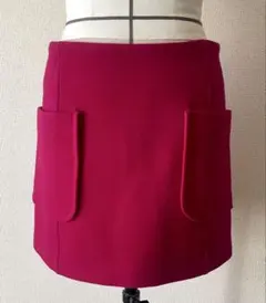 courrèges ミニスカート ピンク 38サイズ - メルカリ