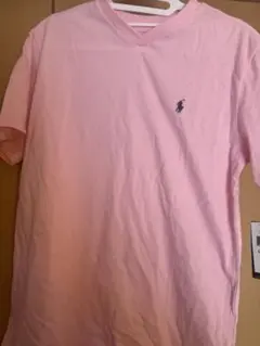 Polo Ralph Lauren ピンク Vネック Tシャツ