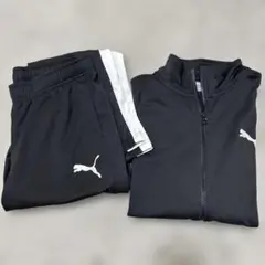 PUMA ブラック ジャージ上下セット M