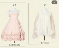 Charlotte cake ドレス & the blouse セットのサムネイル