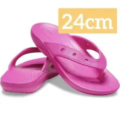 ✨人気商品✨　クロックス　 クラシック ジビッタブル フリップ　24 cm