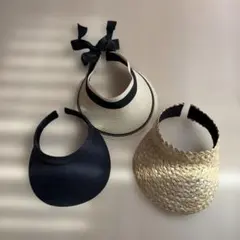 帽子キャップサンバイザー 3点セット