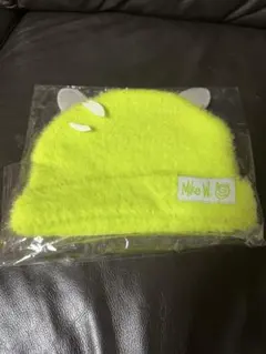 BREEZE Mike W. 蛍光グリーン耳付き帽子