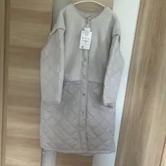 hareiro ボアキルティングコート