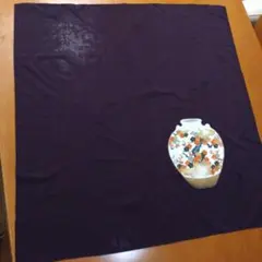 紫色 花瓶模様 風呂敷