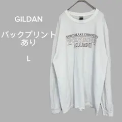 GILDAN NORTHLAKE CHRISTIAN カレッジ ロンT L 白のサムネイル