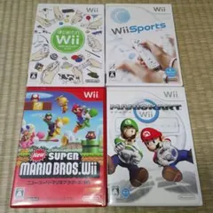 wiiソフト　4枚セット　マリオカート　ブラザーズ　はじめて　スポーツ