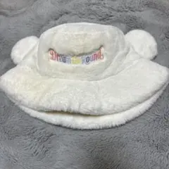 ディズニーもこもこバケットハット