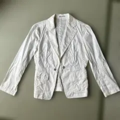 COMME CA DU MODE テーラードジャケット ホワイト 5のサムネイル