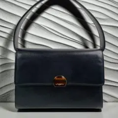 ungaro ハンドバッグ ブラック べっ甲風金具のサムネイル