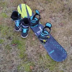 IGNIO ジュニア用スノーボード ブーツ セット