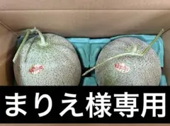 【まりえ様専用】夕張メロン（個選品）　2玉入　1玉1.6kg前後