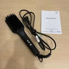 SALONIA サロニア ストレートヒートブラシ ヘアブラシ SL-012BK