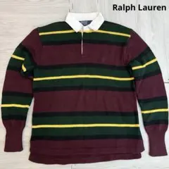 美品！Ralph Lauren ラガーシャツ ニット ボーダー M 90年代