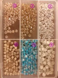ハンドメイド用 ビーズパーツセット