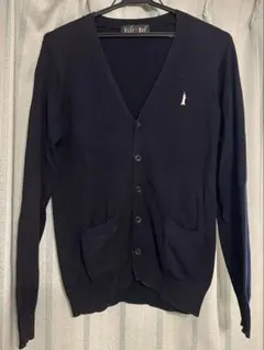 EASTBOY ネイビー Vネック カーディガン