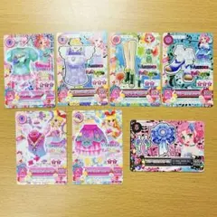 アイカツカード　PAカードあり　北大路さくら　星宮いちご　7枚セット