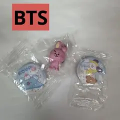 K-POP キャラクター キーホルダー 缶バッジ　3点　コヤ　チミ　クッキー