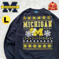 希少デザイン♪Champion MICHIGAN カレッジ　スウェット