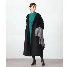 美品　VERMEIL par iena Super100’ダブルフェイスコートのサムネイル