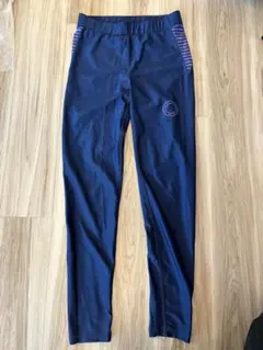 FEELCYCLE フィットネスパンツ ネイビー サイドストライプ