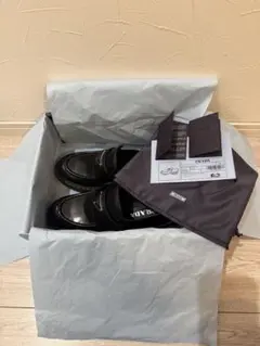 PRADA プラダ　チョコレートブラッシュドレザー　ローファー　38