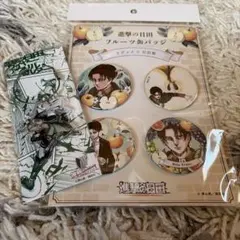 進撃の巨人 進撃の日田 フルーツ缶バッジ リヴァイ