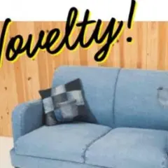 ロデオクラウンズ☆ノベルティ デニムリメイククッション 新品